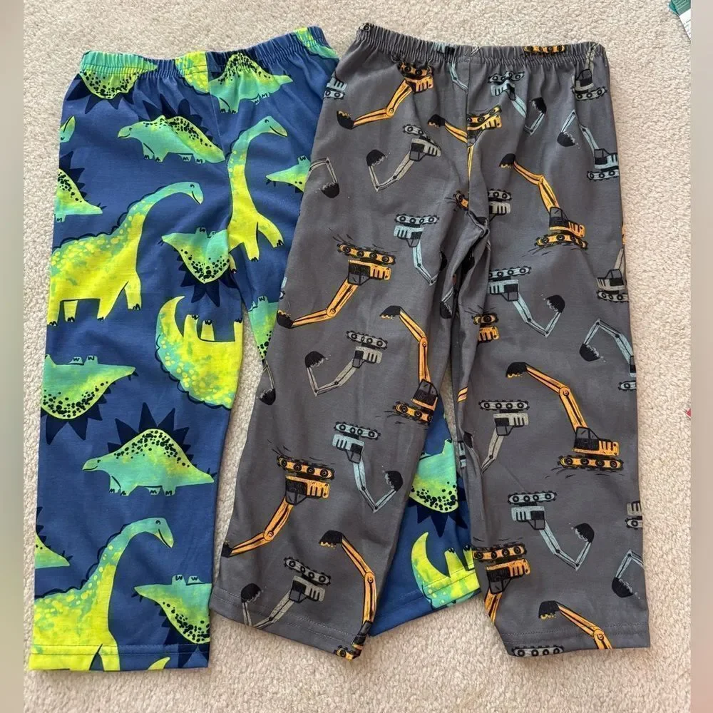 Toddler Boys Carters Pajama Pants 4T (2 Pairs)